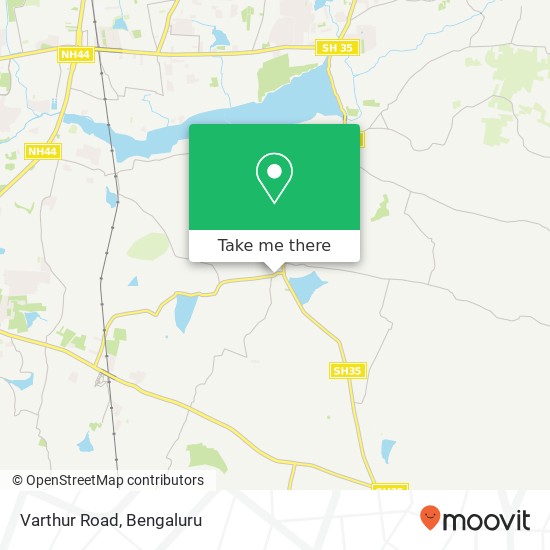 Varthur Road map