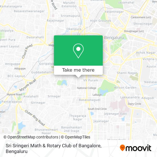 Bangalore To Sringeri Route Map How To Get To Sri Sringeri Math & Rotary Club Of Bangalore In Kempegowda  Nagara By Bus Or Train?