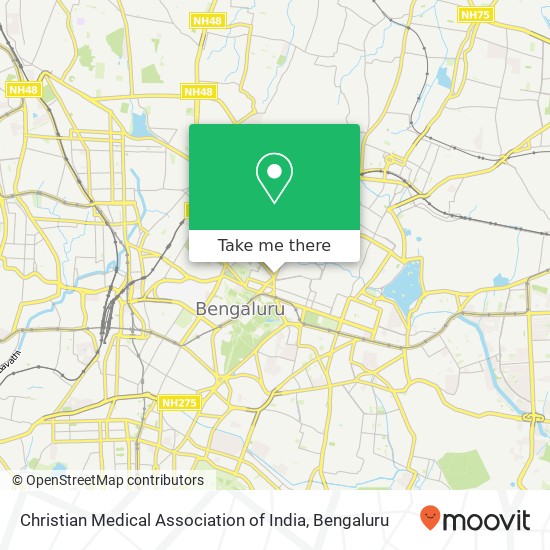 Christian Medical Association of India map