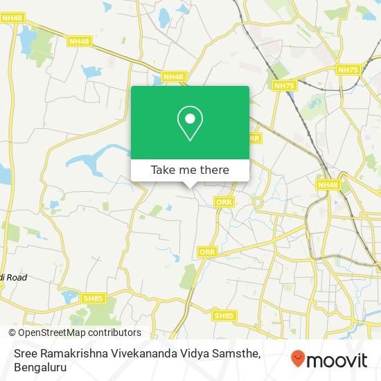 Sree Ramakrishna Vivekananda Vidya Samsthe map