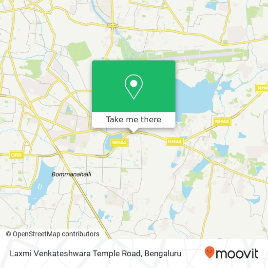 Laxmi Venkateshwara Temple Road map