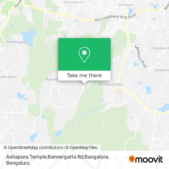 Ashapura Temple,Bannergatta Rd,Bangalore map