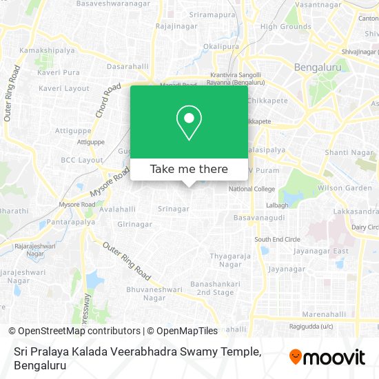 Sri Pralaya Kalada Veerabhadra Swamy Temple map