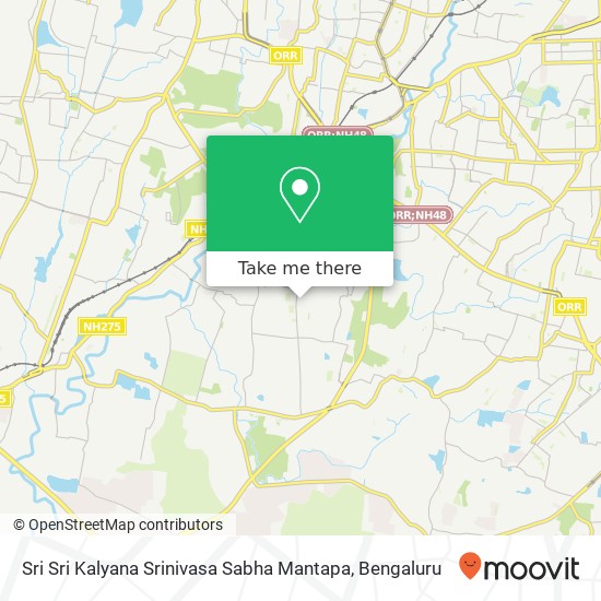 Sri Sri Kalyana Srinivasa Sabha Mantapa map