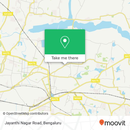 Jayanthi Nagar Road map