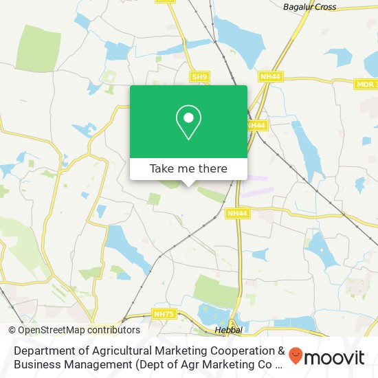 Department of Agricultural Marketing Cooperation & Business Management map