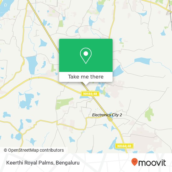 Keerthi Royal Palms map