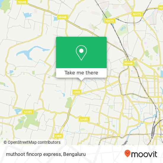 muthoot fincorp express map