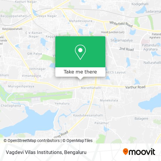 Vagdevi Vilas Institutions map