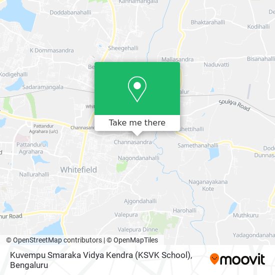 Kuvempu Smaraka Vidya Kendra (KSVK School) map