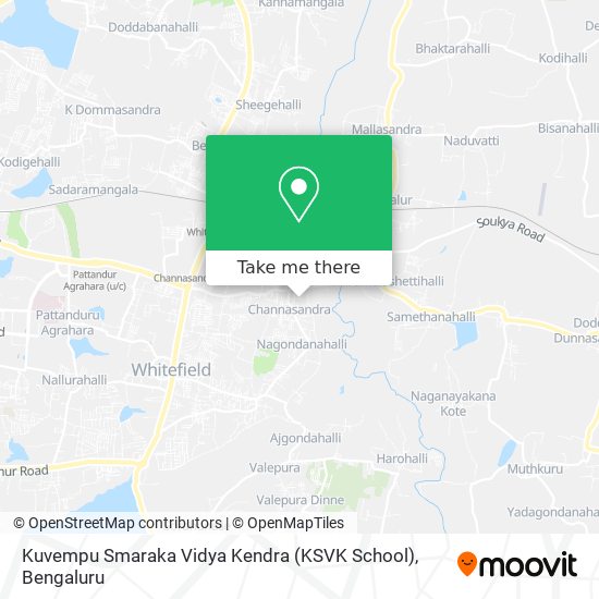 Kuvempu Smaraka Vidya Kendra (KSVK School) map