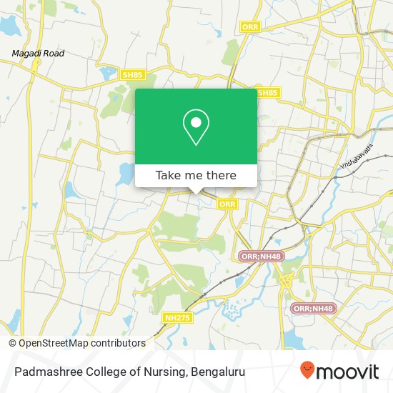 Padmashree College of Nursing map