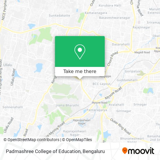 Padmashree College of Education map