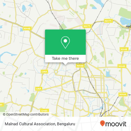Malnad Cultural Association map