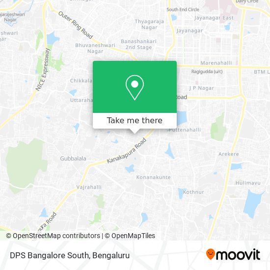 DPS Bangalore South map