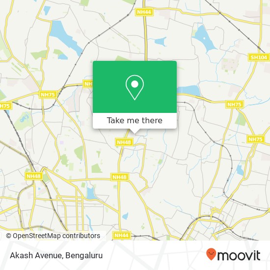 Akash Avenue map