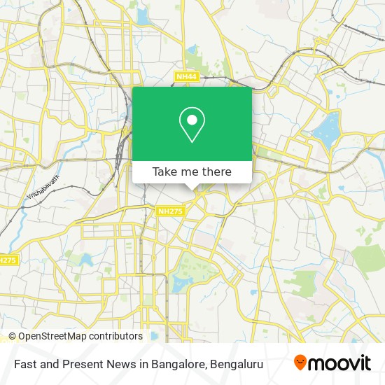 Fast and Present News in Bangalore map