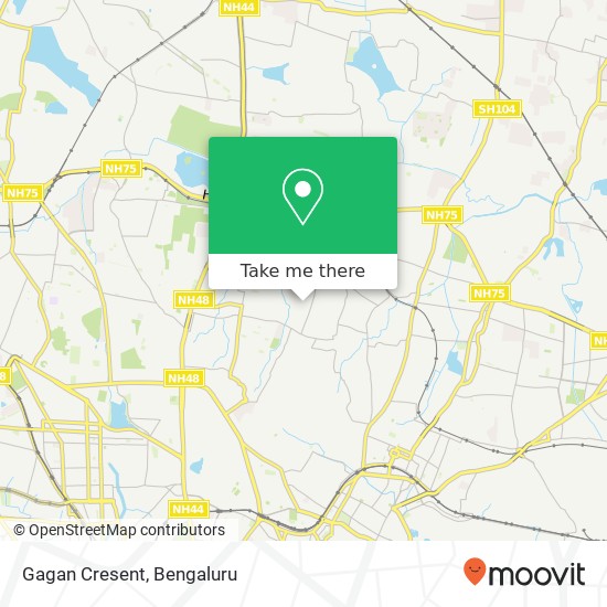 Gagan Cresent map