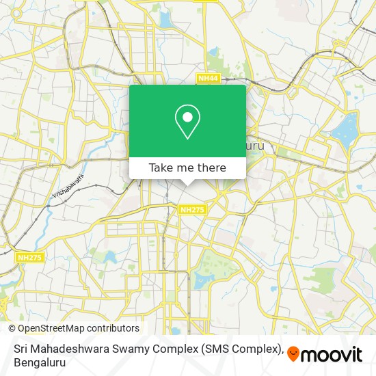Sri Mahadeshwara Swamy Complex (SMS Complex) map