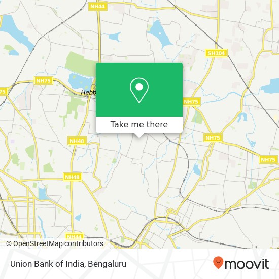 Union Bank of India map