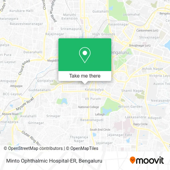 Minto Ophthalmic Hospital-ER map