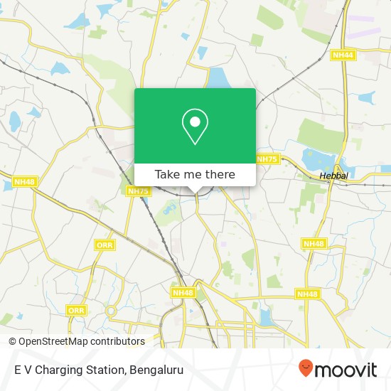 E V Charging Station map