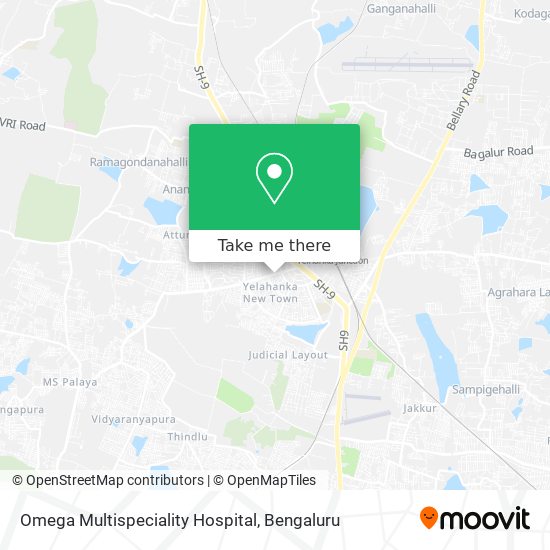 Omega Multispeciality Hospital map
