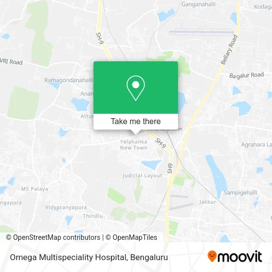 Omega Multispeciality Hospital map