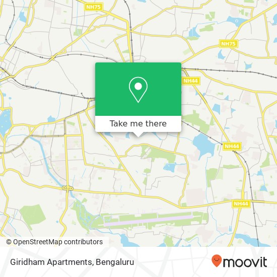 Giridham Apartments map