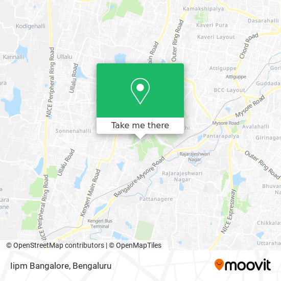 Iipm Bangalore map