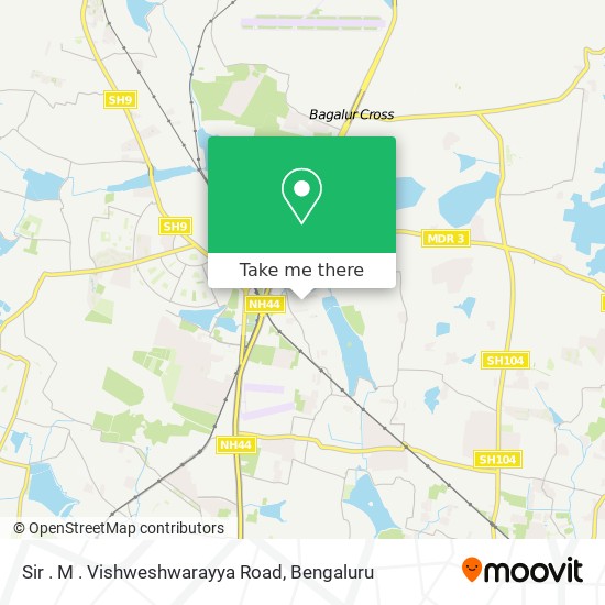 Sir . M . Vishweshwarayya Road map