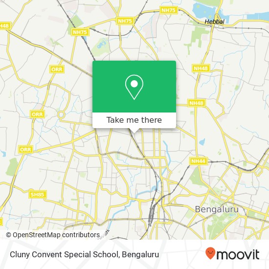 Cluny Convent Special School map