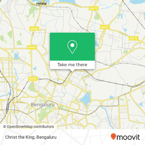 Christ the King map