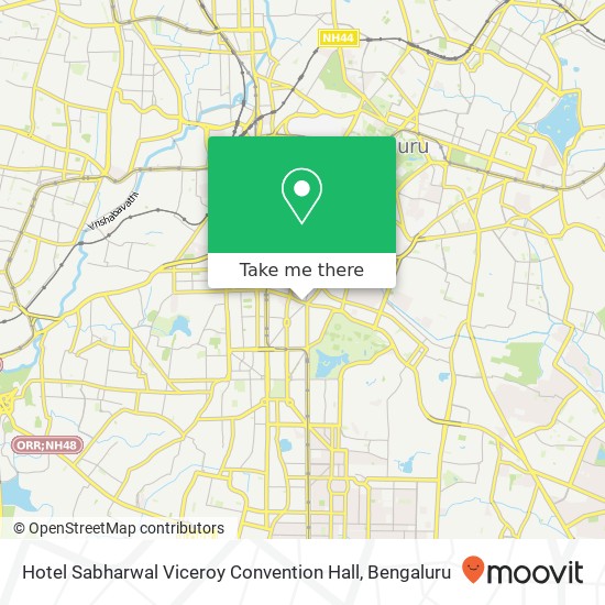 Hotel Sabharwal Viceroy Convention Hall map