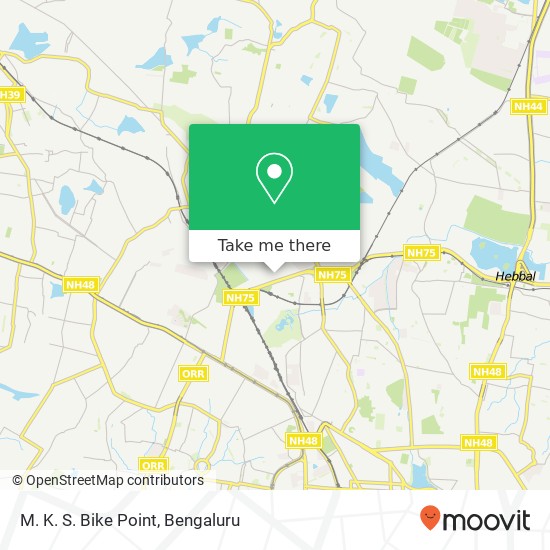 M. K. S. Bike Point map