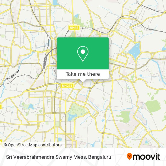 Sri Veerabrahmendra Swamy Mess map