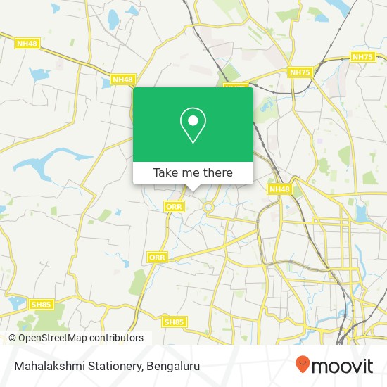 Mahalakshmi Stationery map