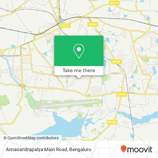Annasandrapalya Main Road map