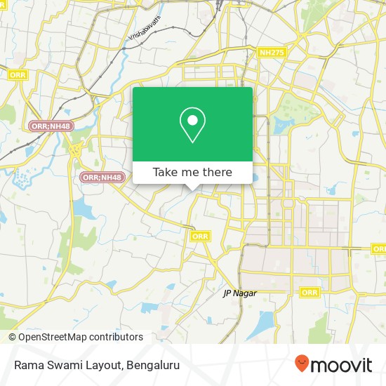 Rama Swami Layout map