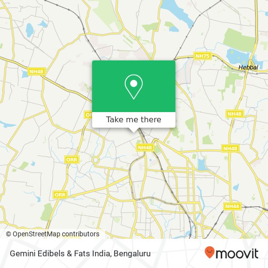 Gemini Edibels & Fats India map