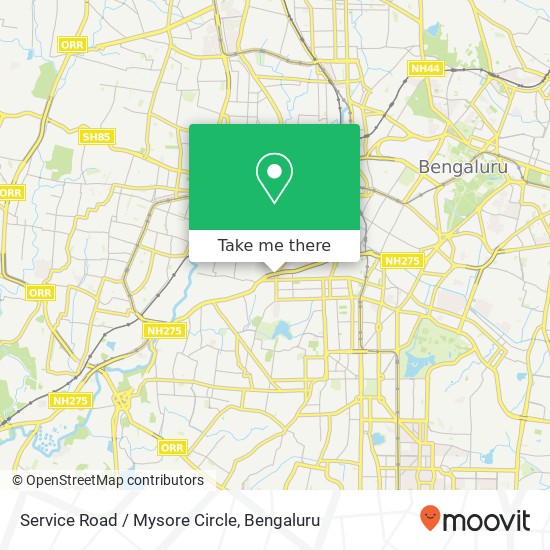 Service Road / Mysore Circle map