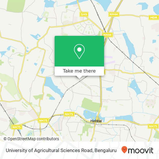 University of Agricultural Sciences Road map