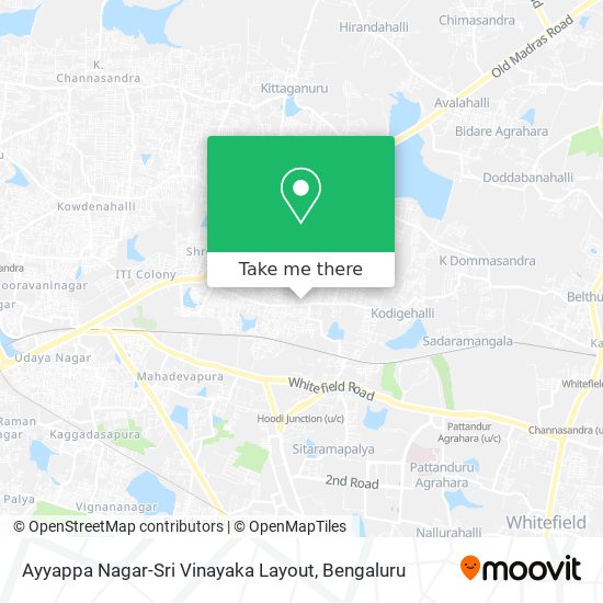 Ayyappa Nagar-Sri Vinayaka Layout map