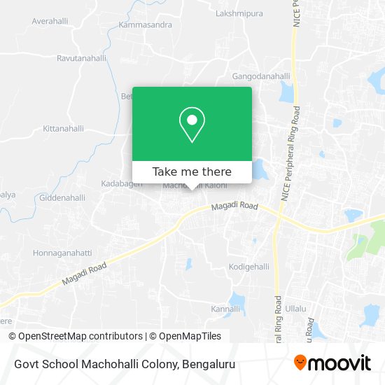 Govt School Machohalli Colony map