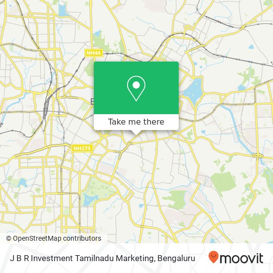 J B R Investment Tamilnadu Marketing map