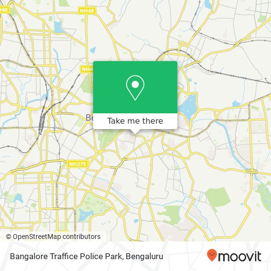 Bangalore Traffice Police Park map