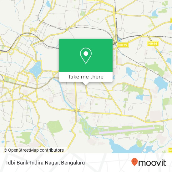 Idbi Bank-Indira Nagar map