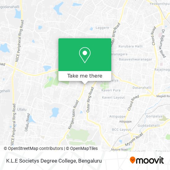 K.L.E Societys Degree College map