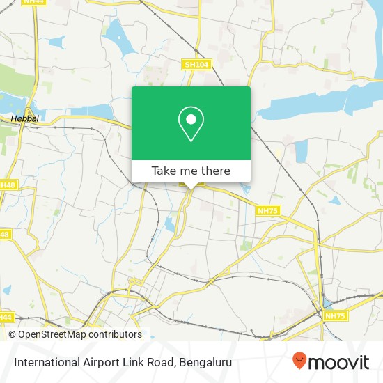 International Airport Link Road map