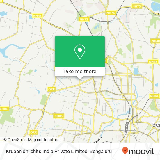 Krupanidhi chits India Private Limited map